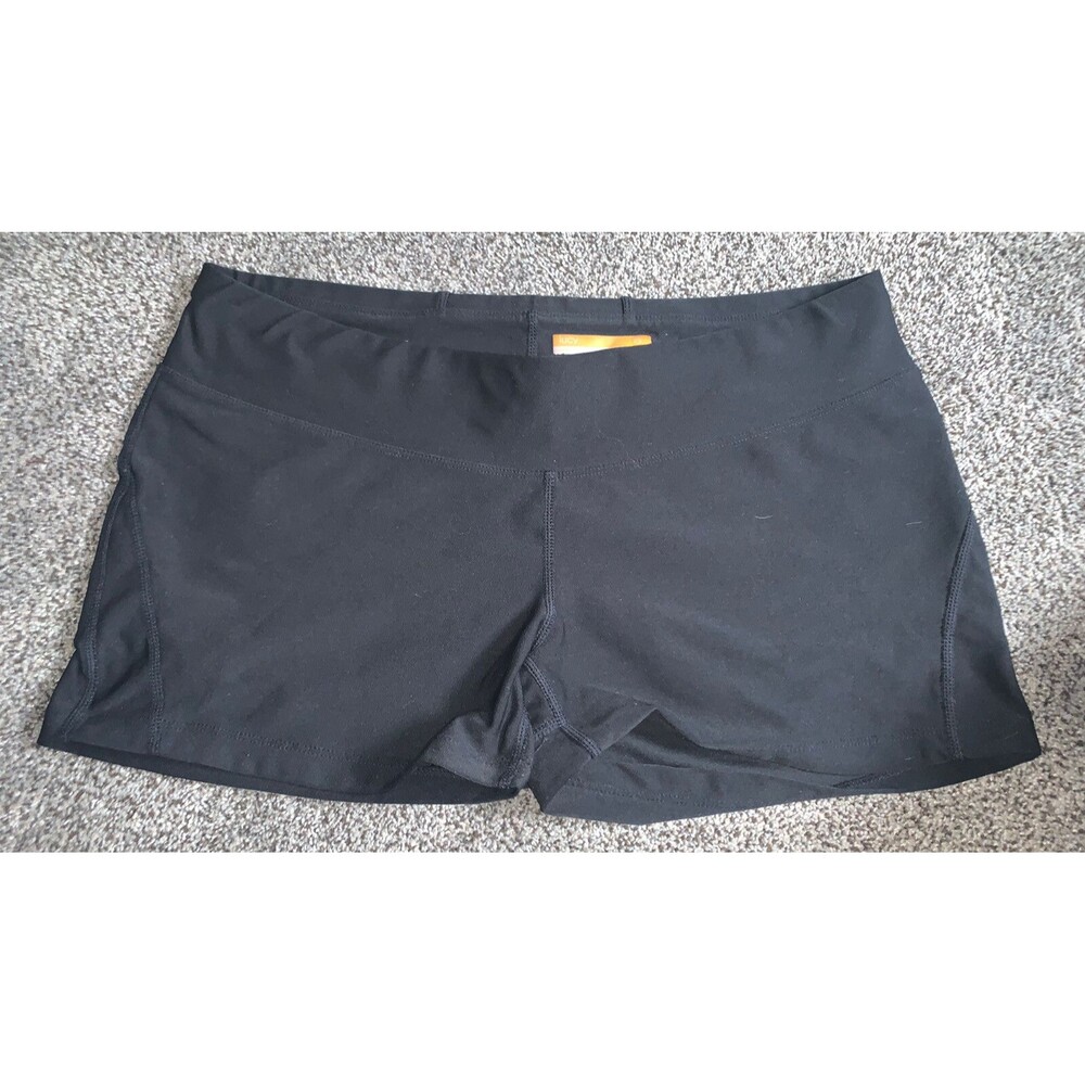 Lucy Tech Black Biker Shorts Medium
